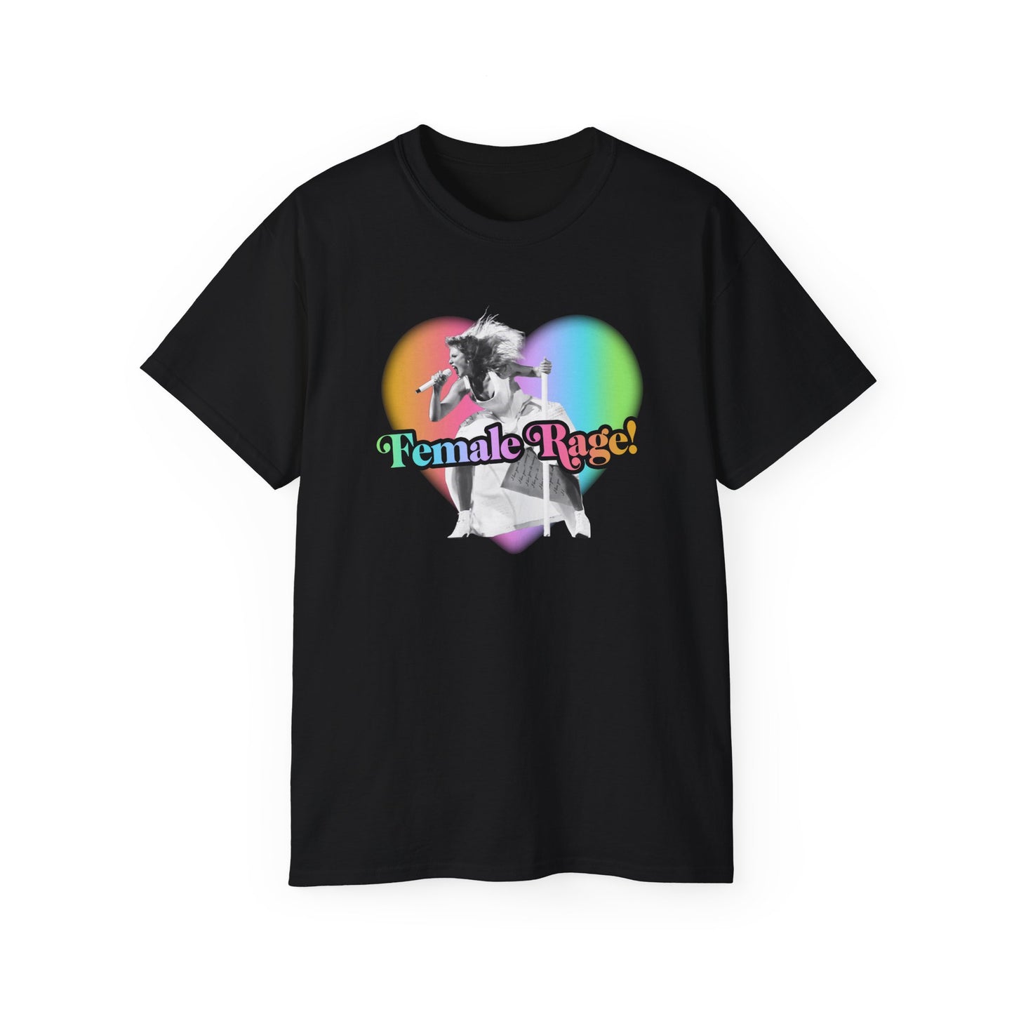Female Rage Rainbow T-Shirt
