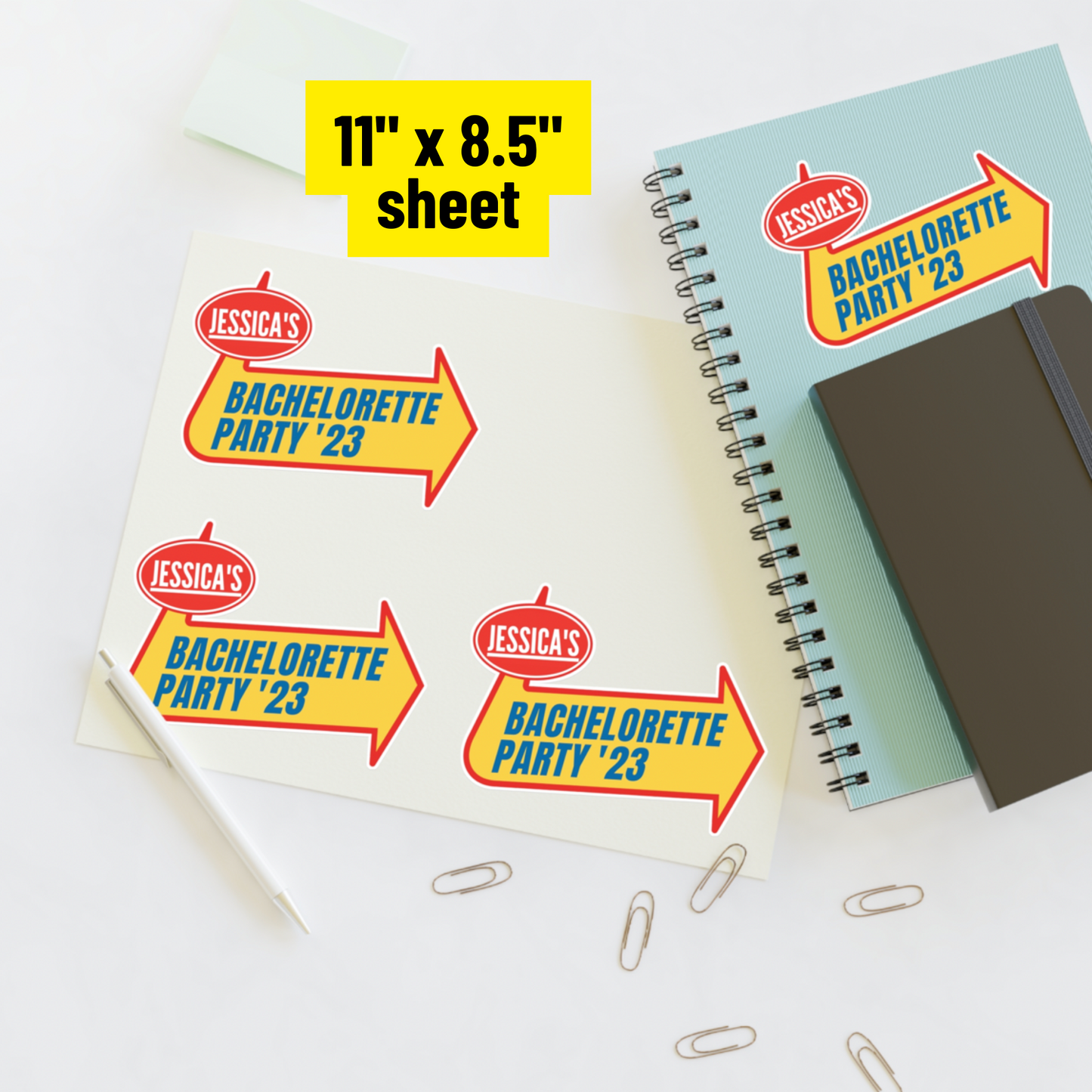 Custom Warped Sticker Sheets