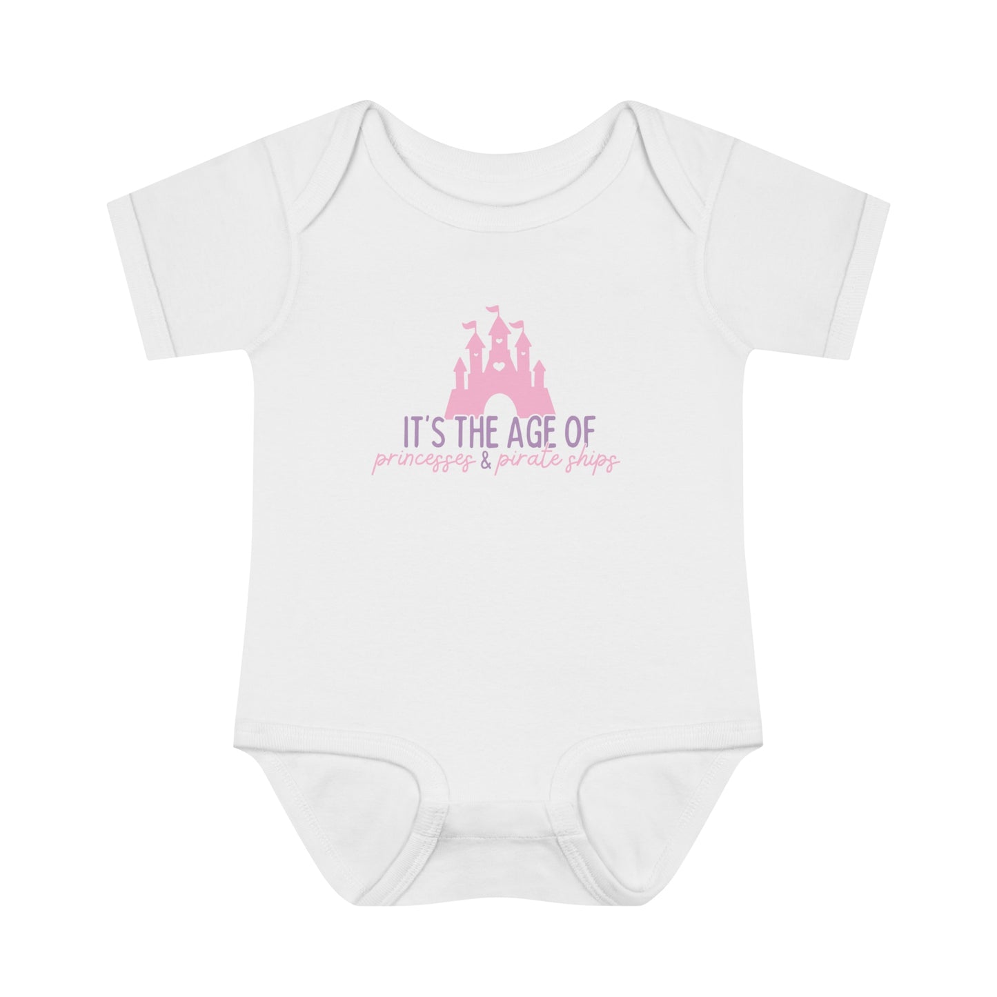Princesses & Pirate Ships Baby Onesie Bodysuit