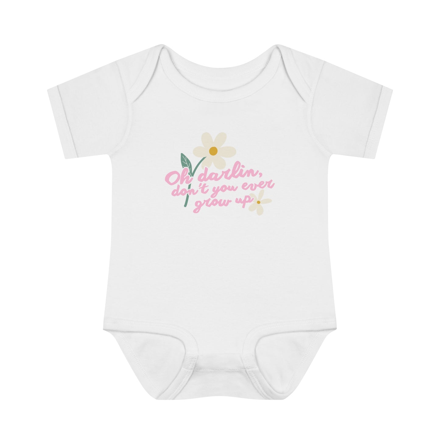 Never Grow Up Baby Onesie Bodysuit