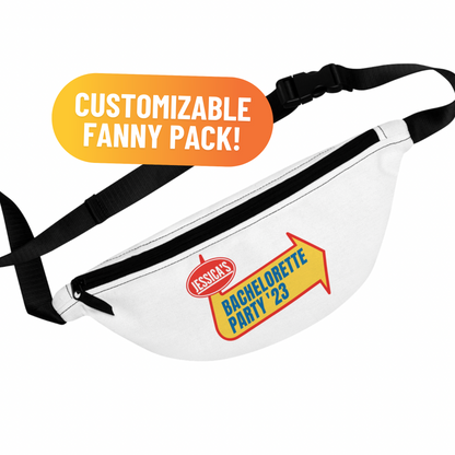Custom Warped Fanny Pack / Crossbody / Belt Bag