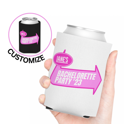 Custom Pink Warped Emo Party Can Cooler