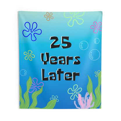 Custom Sponge Years Later Party Printed Wall Tapestry