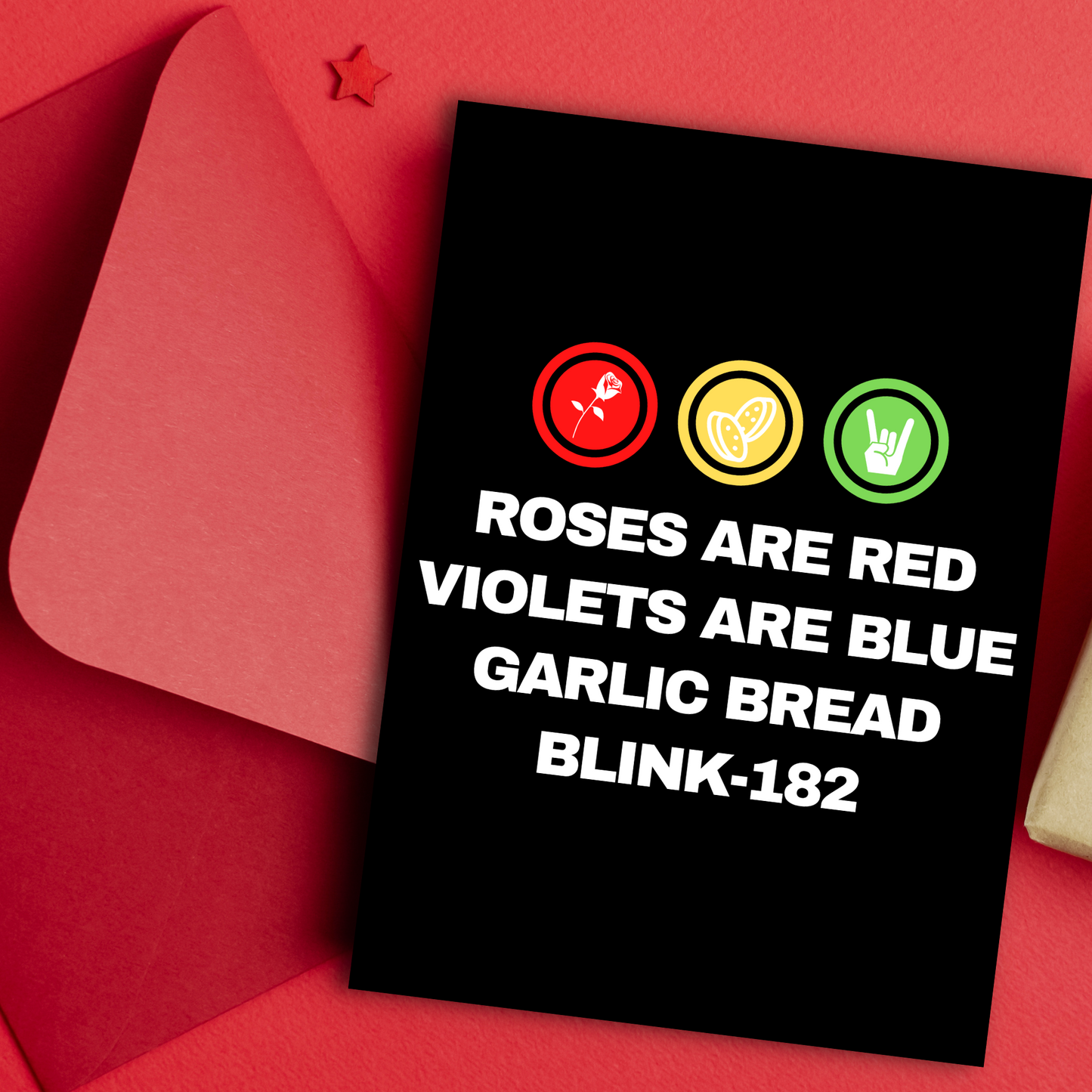FREE Blink-182 Valentines Day Card