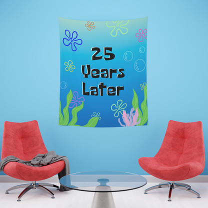 Custom Sponge Years Later Party Printed Wall Tapestry