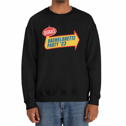Custom Warped Tour Inspired Party Crewneck Sweatshirt