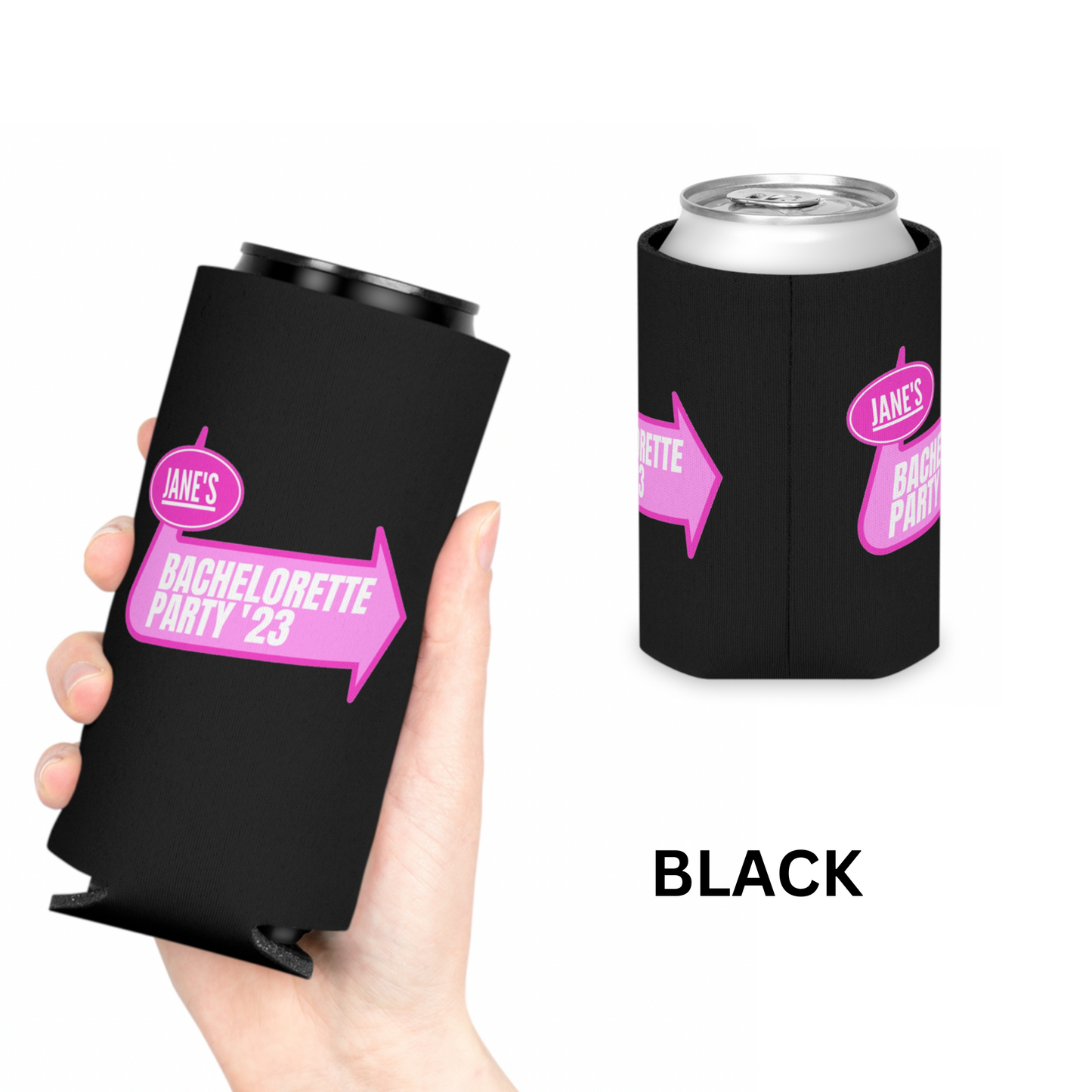 Custom Pink Warped Emo Party Can Cooler
