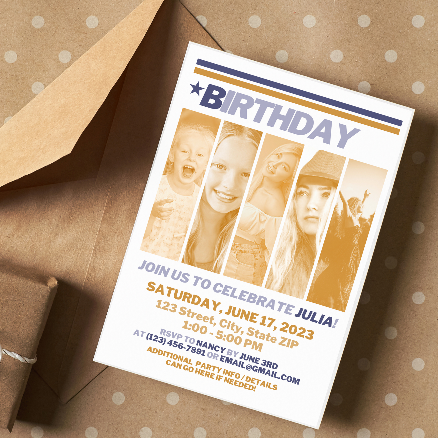 Custom NSYNC Album Party Invitation (Digital Download)