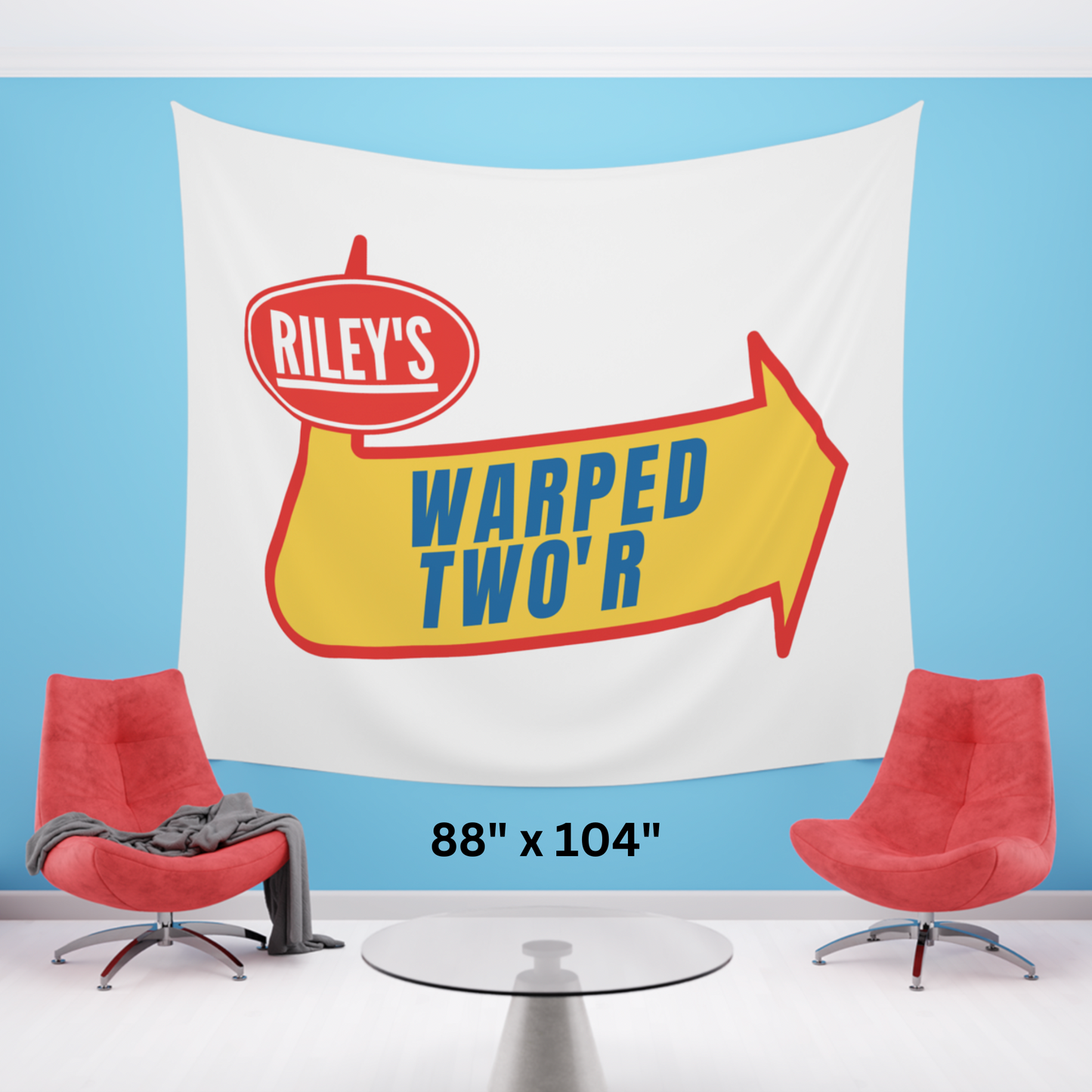 Custom Warped Party Banner | Photo Backdrop